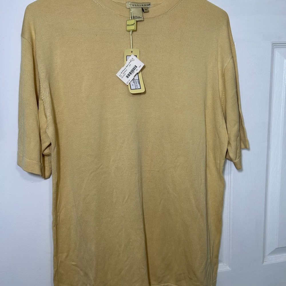 Tulliano Men's Beige Shirt (New w/ Tag) Never Worn!